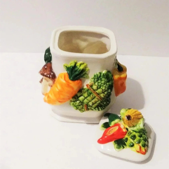 KMO Vintage Fruit Canister Jar with Lid - Picture 2 of 9